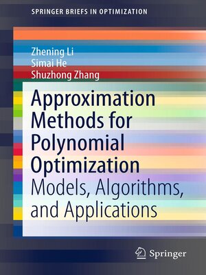 cover image of Approximation Methods for Polynomial Optimization